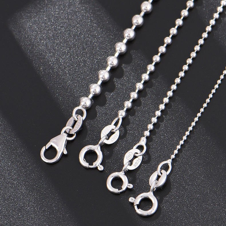 How to choose the best 925 sterling silver bead ball necklace.jpg