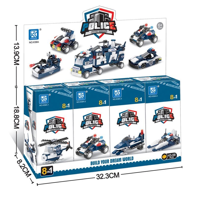 How to choose the best building blocks set model bricks police action kit.jpg