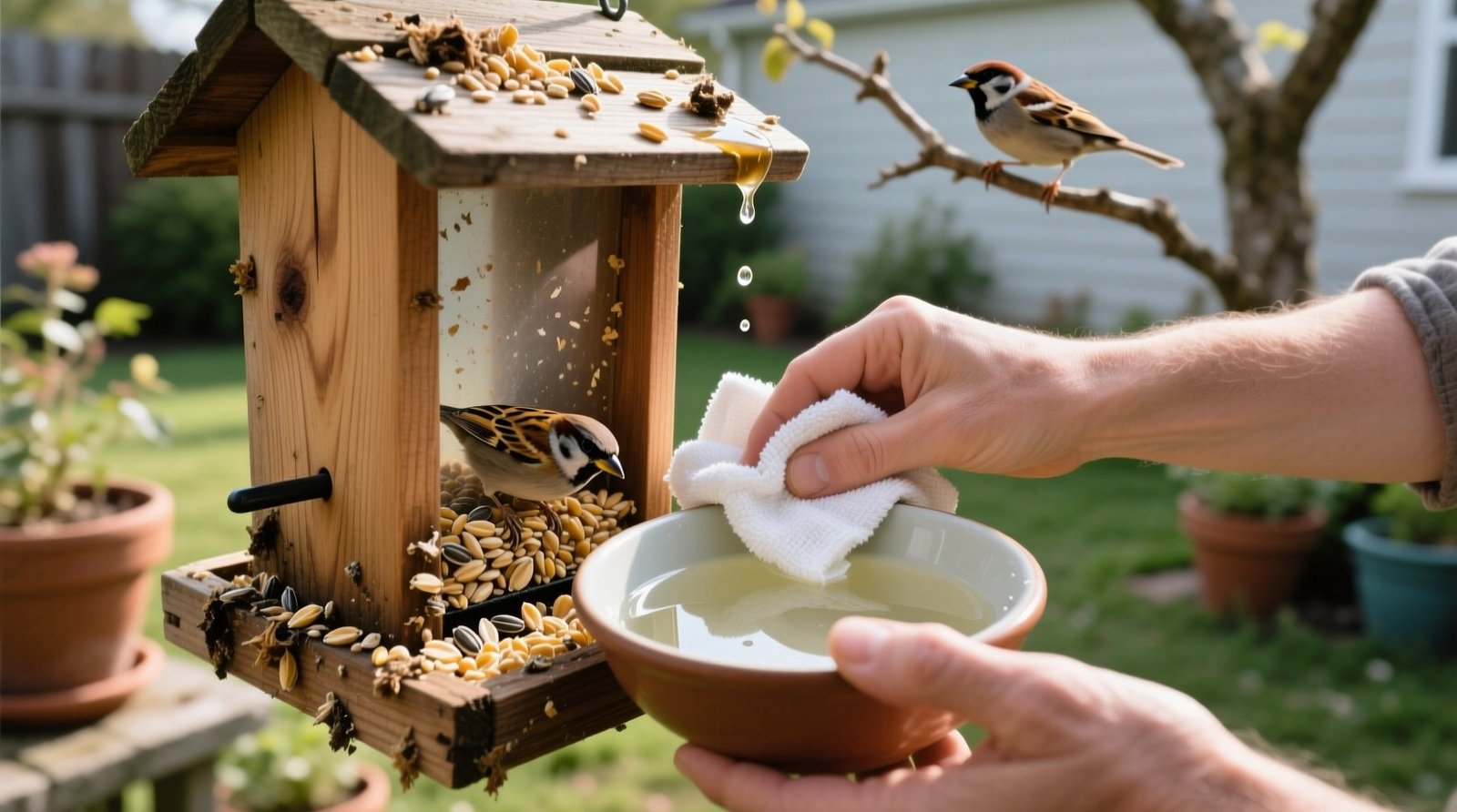 How to clean a bird feeder with vinegar safe effective eco certified.jpg