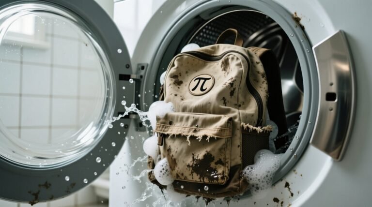 How to clean a dirty backpack in the washing machine with a pi.jpg