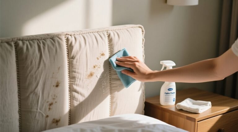 How to clean a fabric headboard eco safe fiber safe methods.jpg