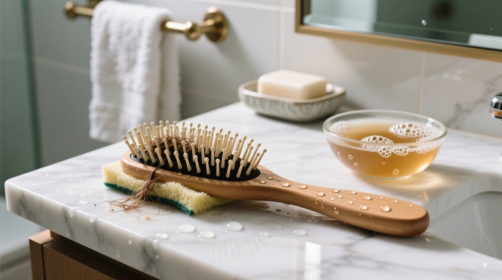 How to clean a hairbrush eco cleaning steps that work.jpg