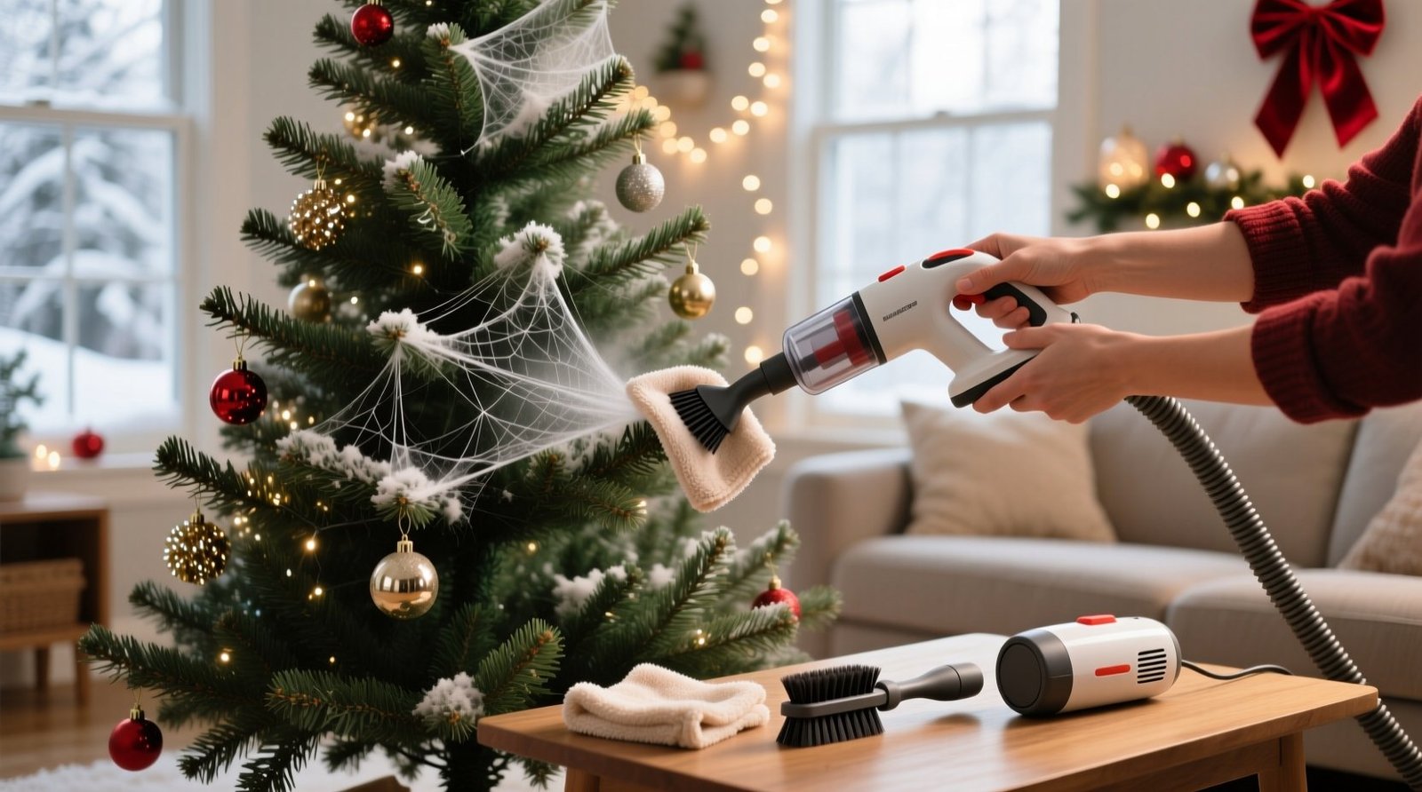 How to clean an artificial christmas tree eco friendly safe effective.jpg