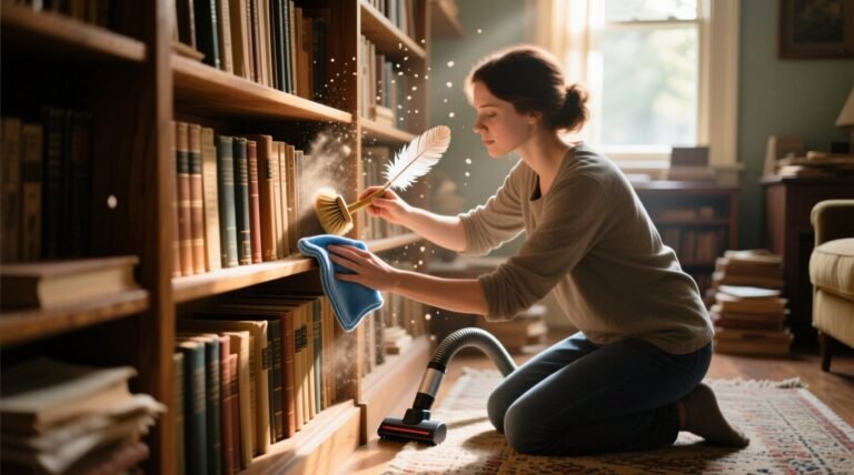 How to clean dusty bookshelves safe effective methods.jpg
