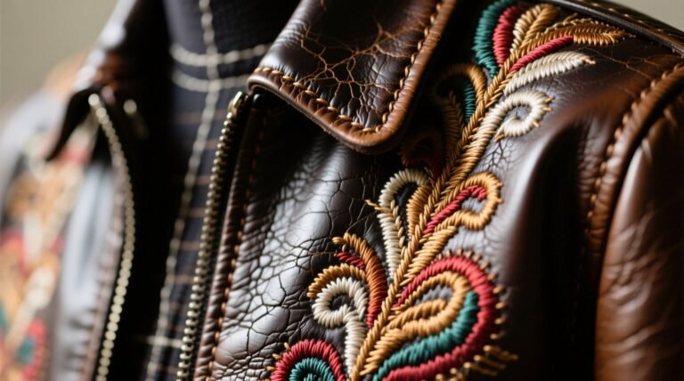 How to clean embroidered leather jackets safely.jpg