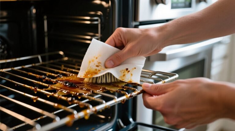 How to clean greasy oven racks with dryer sheets science backed method.jpg