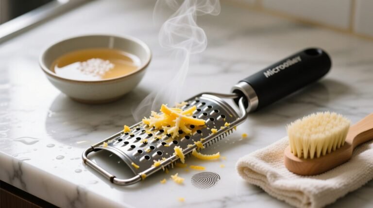 How to clean microplane cheese grater citrus zester 7 step science method.jpg