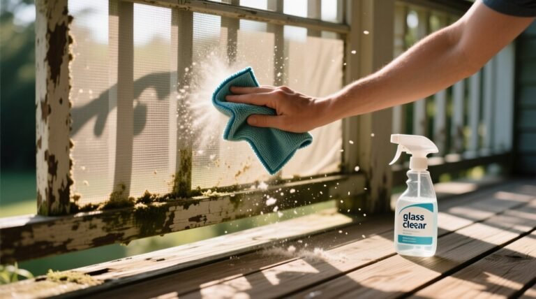 How to clean porch screens eco friendly effective frame safe.jpg