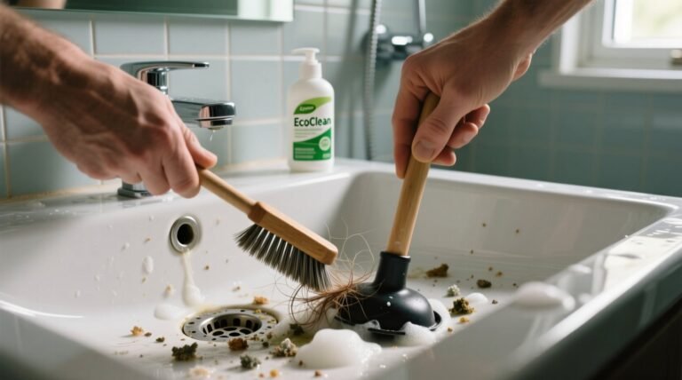 How to clean shower drains eco friendly safe effective methods.jpg