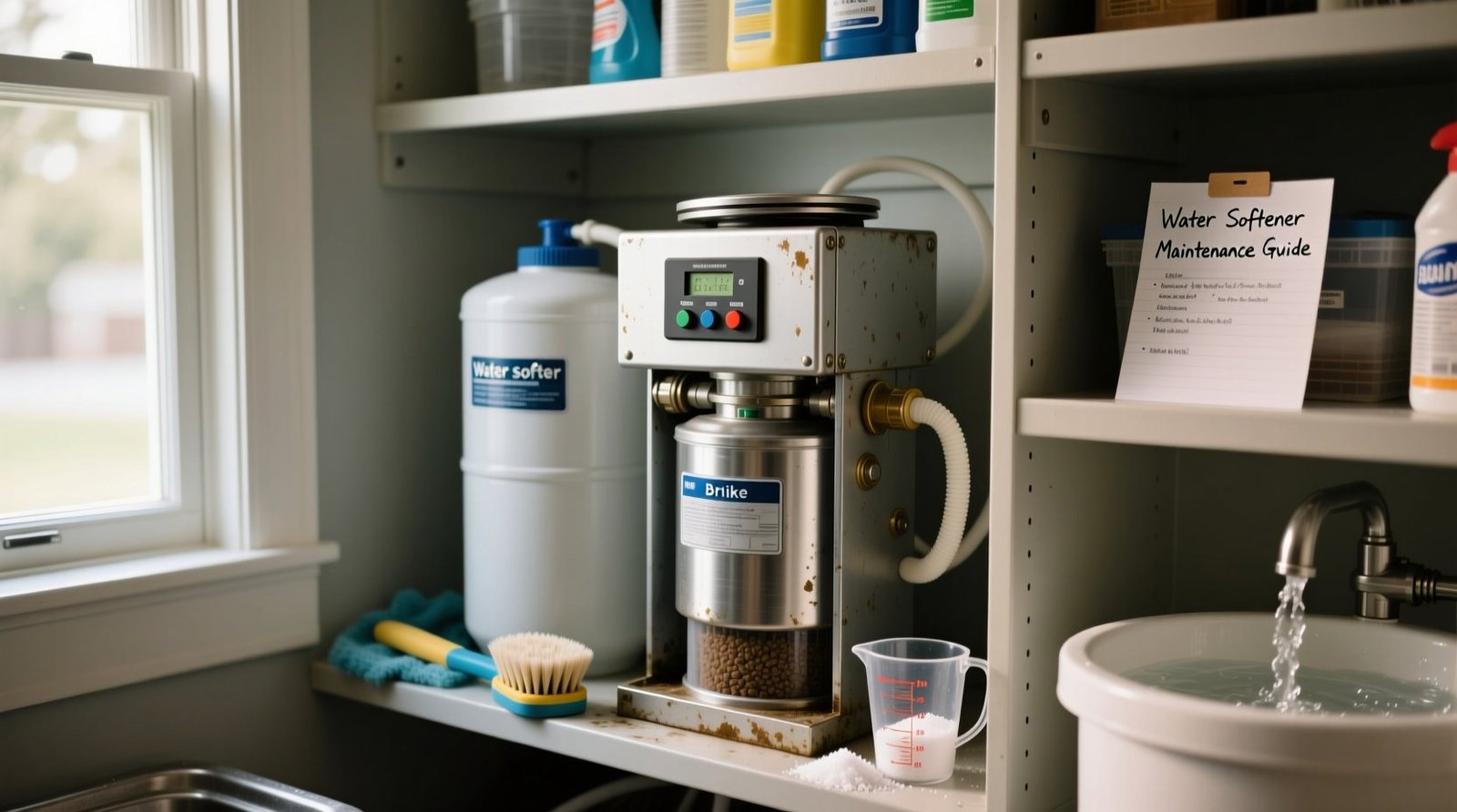 How to clean water softener eco safe resin brine tank maintenance.jpg