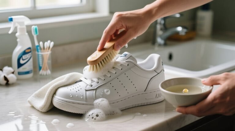 How to clean white sneakers the textile chemists lab validated method.jpg