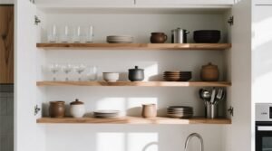 How to declutter kitchen cabinets science backed spatial mapping storage physics.jpg