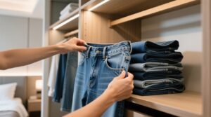 How to fold jeans like a japanese capsule wardrobe pro.jpg