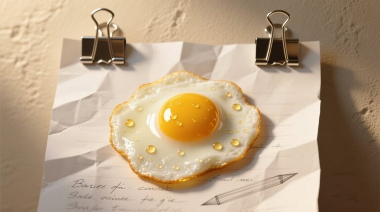 How to fry an egg safely why paper binder doesnt work.jpg