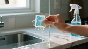 How to get stickers off of glass eco safe non scratch methods.jpg