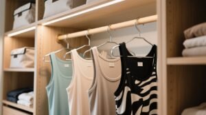 How to hang tank tops in your closet with shower curtain rings.jpg