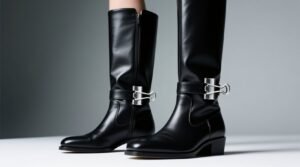 How to keep tall boots from slouching with binder clips pro method.jpg