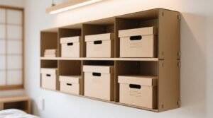 How to make a cardboard box storage system for closets.jpg