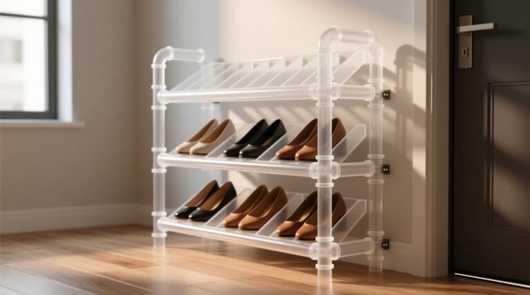 How to make a diy pvc shoe rack step by step guide.jpg