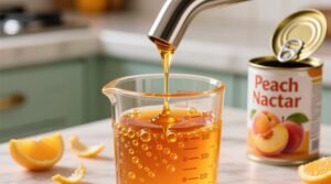 How to make a vibrant syrup using the liquid from a can of fruit.jpg