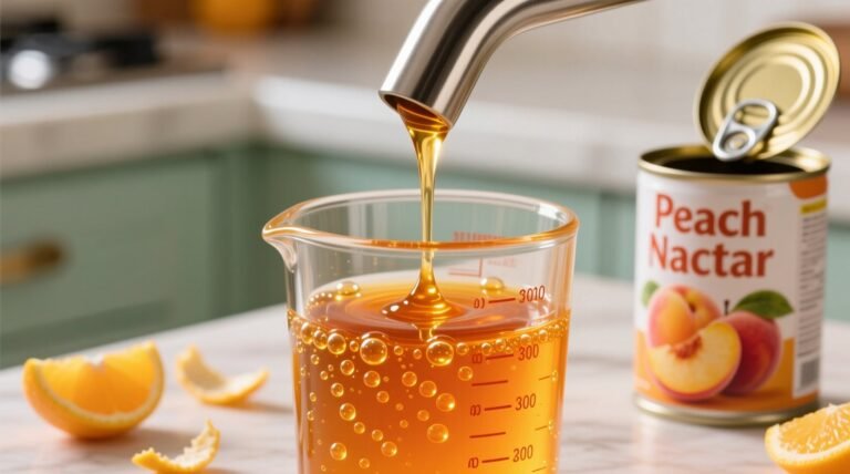 How to make a vibrant syrup using the liquid from a can of fruit.jpg