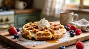 How to make delicious vegan waffles with tofu instead of eggs.jpg