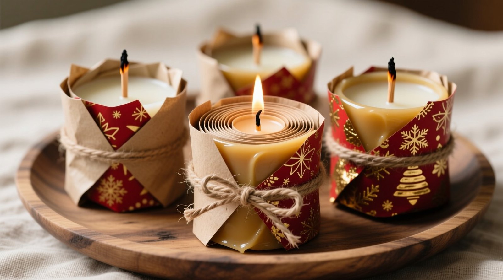 How to make leftover wrapping paper firestarters safely sustainably.jpg