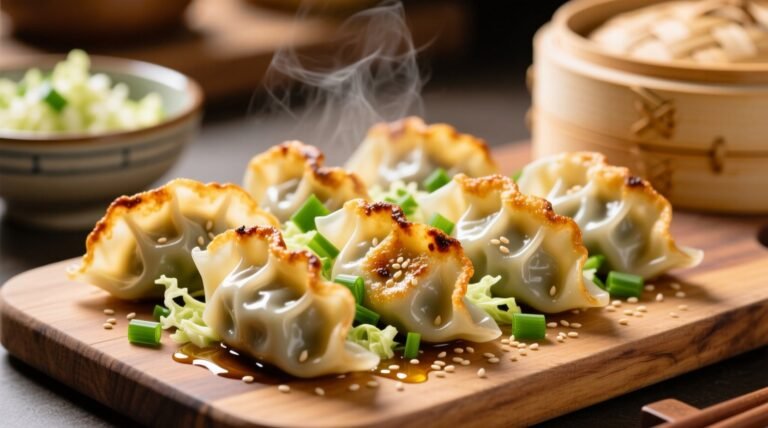 How to make pan fried vegetable dumplings crisp tender foolproof.jpg