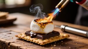 How to make perfect smores indoors with a culinary torch.jpg