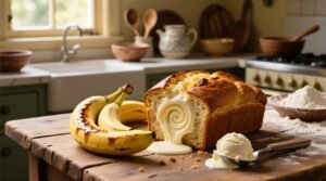 How to make tasty sweet bread with ice cream and bananas no oven.jpg