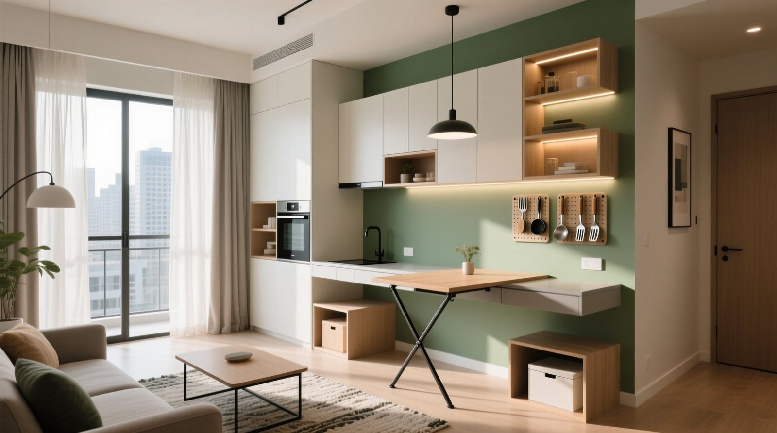 How to make the best of an apartment with little storage.jpg