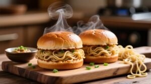 How to make your own ramen noodle burger buns at home.jpg