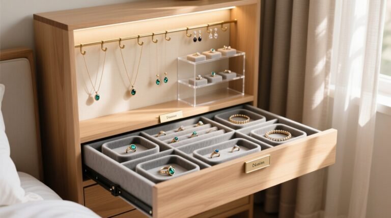 How to organize a jewelry drawer a textile safe space efficient system.jpg