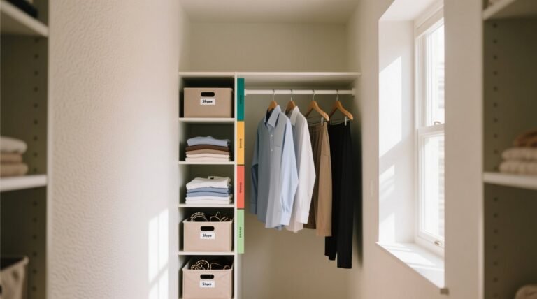 How to organize a small closet with lots of clothes a textile safe system.jpg