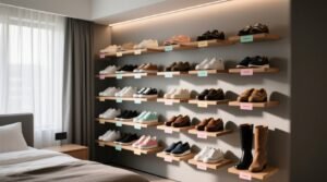 How to organize shoes a textile safe space efficient system.jpg