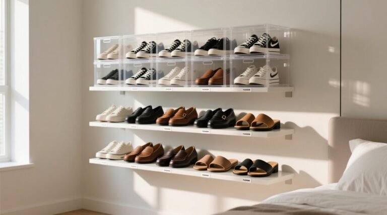 How to organize shoes a textile safe space efficient system.jpg