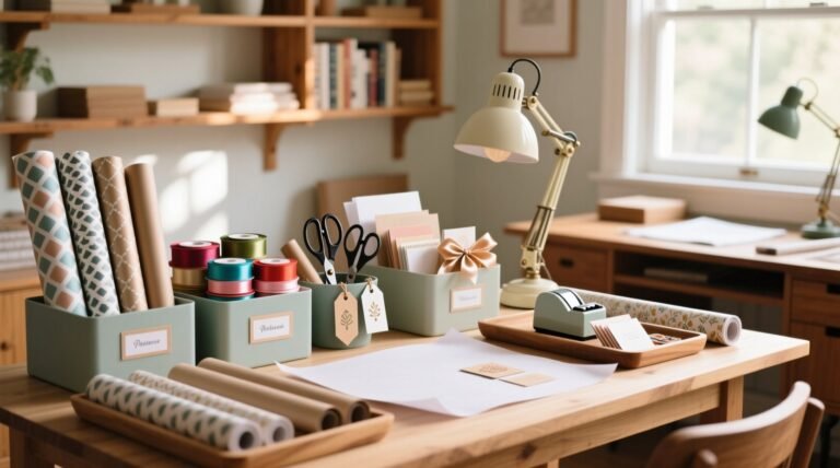 How to organize your gift wrap supplies a pro organizers system.jpg