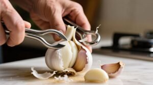 How to peel a head of garlic in 10 seconds with two bowls.jpg