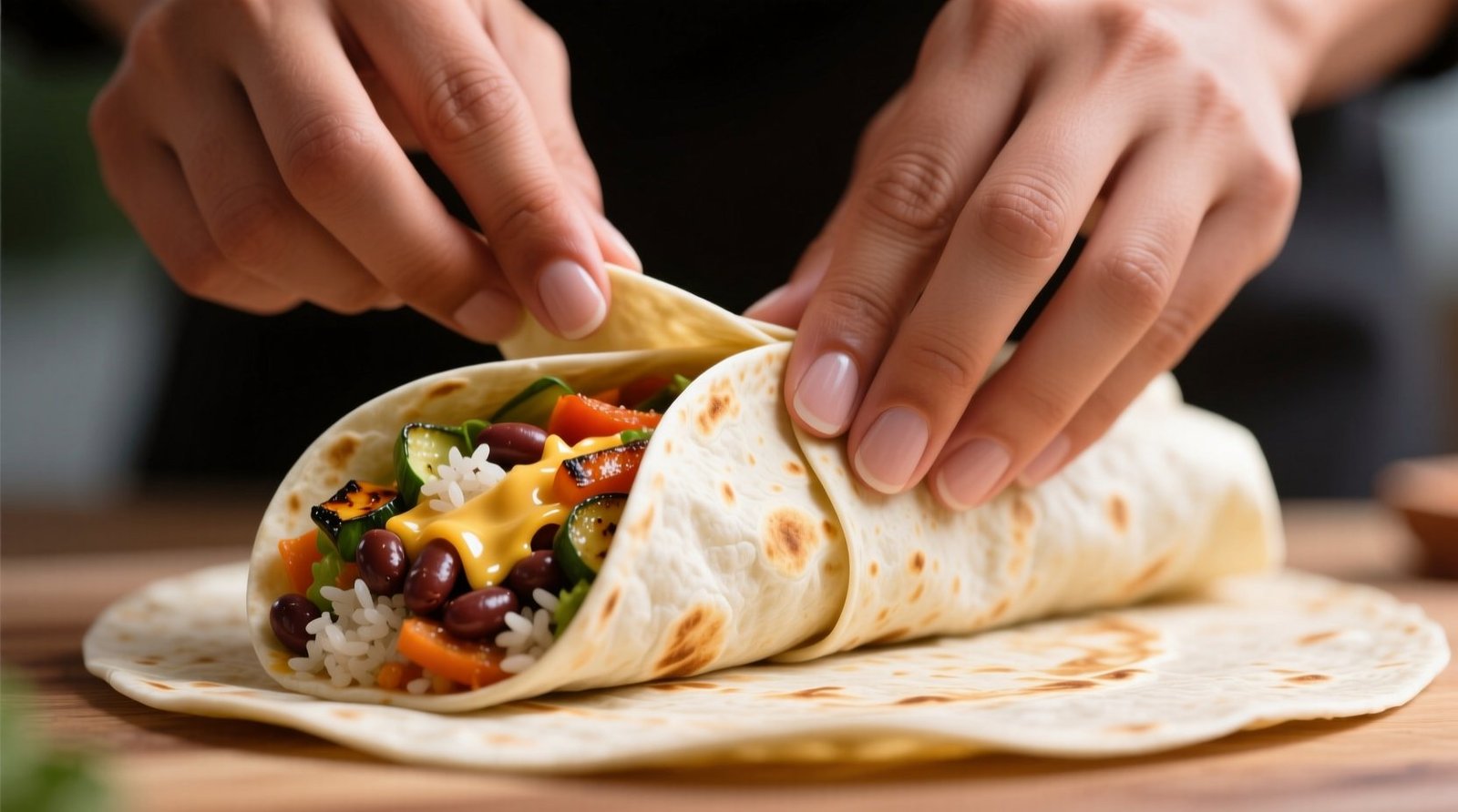 How to properly fold a burrito so it doesnt lose its fi.jpg