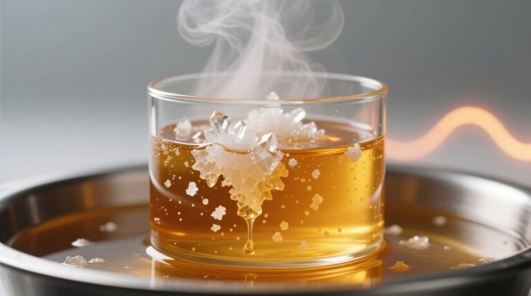 How to remove crystals from honey with a hot water bath correctly.jpg