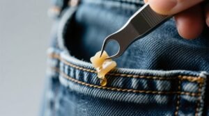How to remove gum from denim pockets safely.jpg