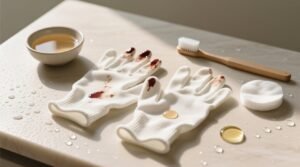 How to remove nail polish from cotton gloves.jpg