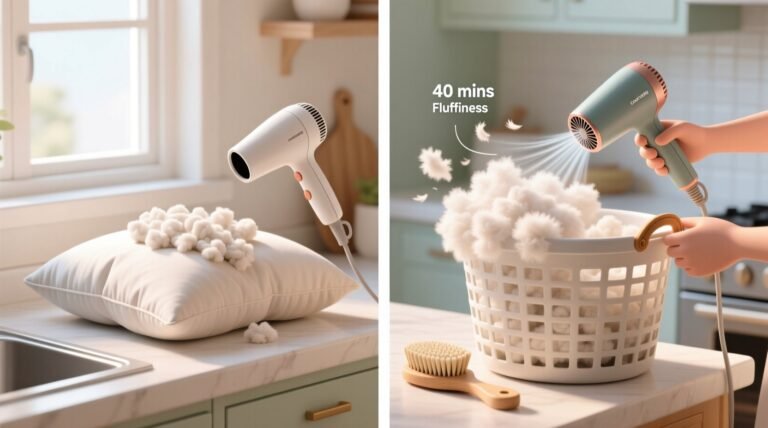 How to restore down pillow fluffiness after washing.jpg