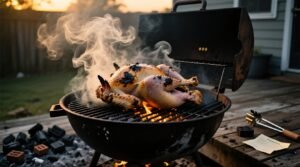 How to smoke your turkey the wrong way on a charcoal grill.jpg
