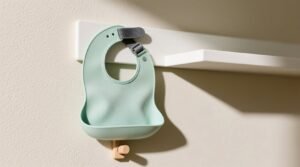 How to store baby bibs anywhere with velcro tape textile safe solutions.jpg