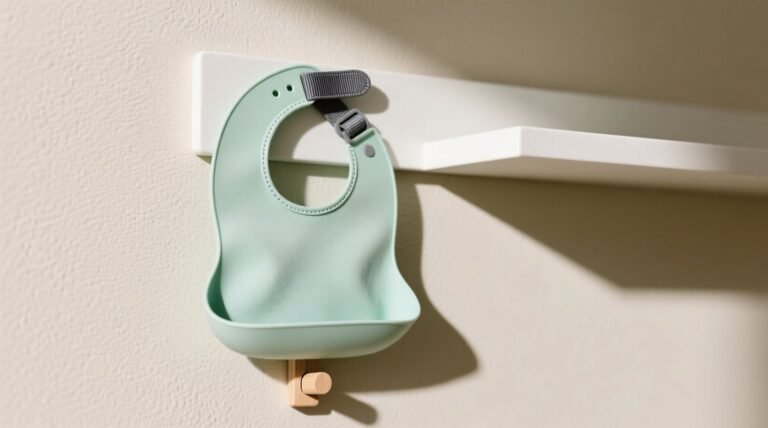 How to store baby bibs anywhere with velcro tape textile safe solutions.jpg