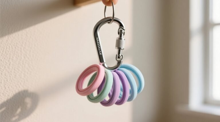 How to store hair ties on a carabiner a pro organizers system.jpg