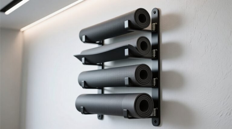 How to store yoga mats vertically without warping.jpg