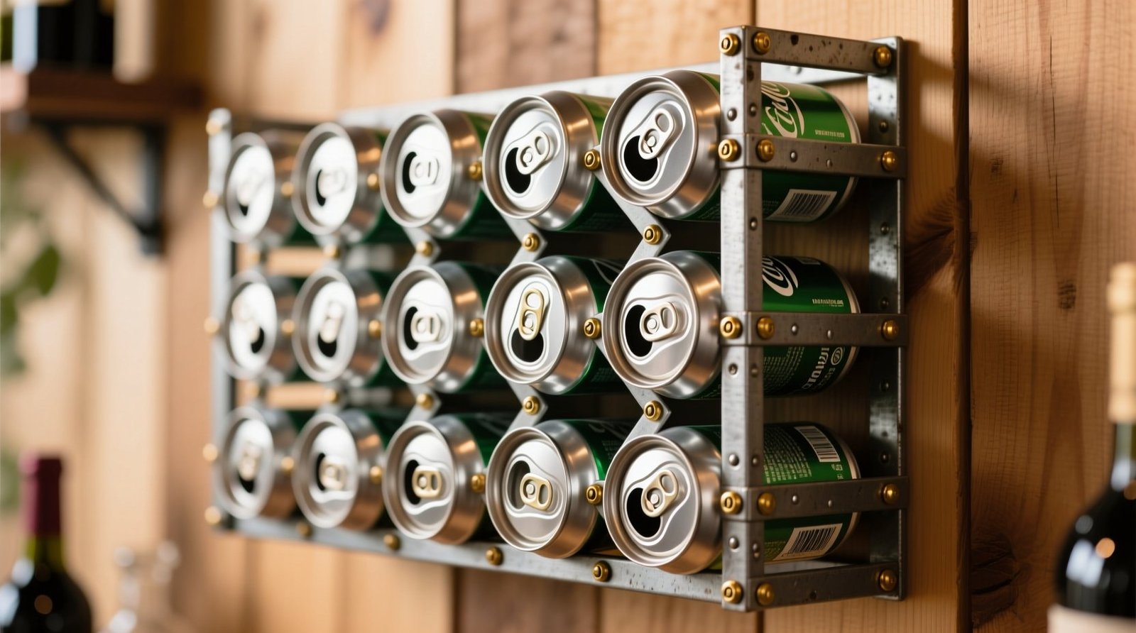 How to Turn Leftover Cans into a DIY Wine Rack (Safely & Sturdily)