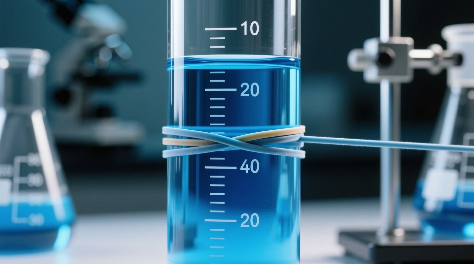 How to use a rubber band to mark liquid levels accurately.jpg